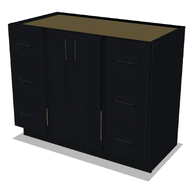 VSDB42 cabinet in Bevel Black