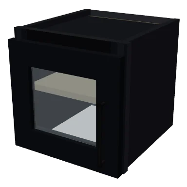 W1212GD cabinet in Bevel Black