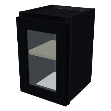 W1218GD cabinet in Bevel Black