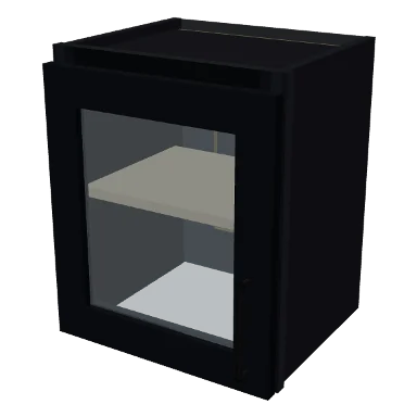 W1518GD cabinet in Bevel Black