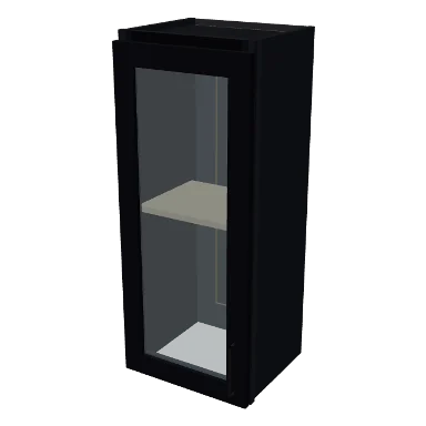 W1536GD cabinet in Bevel Black