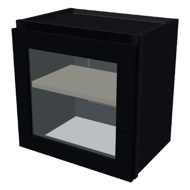 W1818GD cabinet in Bevel Black