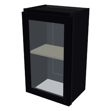 W1830GD cabinet in Bevel Black