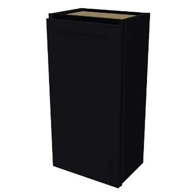 W1836 cabinet in Bevel Black