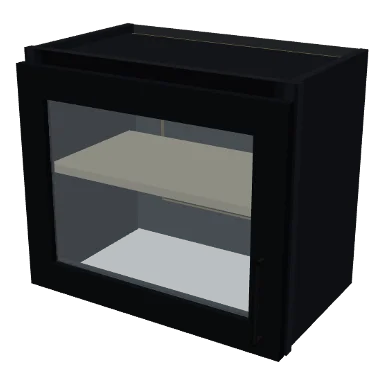W2118GD cabinet in Bevel Black