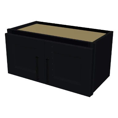 W2412 cabinet in Bevel Black