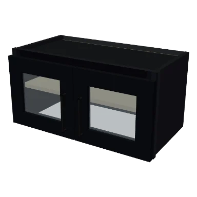 W2412GD cabinet in Bevel Black