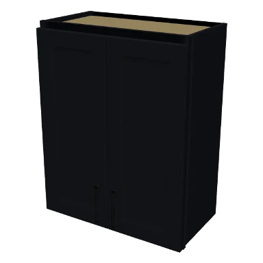 W2430 cabinet in Bevel Black