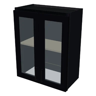 W2430GD cabinet in Bevel Black