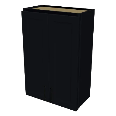 W2436 cabinet in Bevel Black