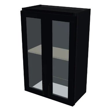 W2436GD cabinet in Bevel Black