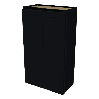 W2442 cabinet in Bevel Black