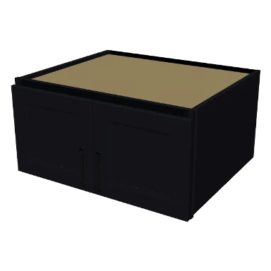 W301524 cabinet in Bevel Black