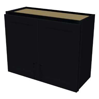 W3024 cabinet in Bevel Black