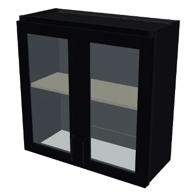 W3030GD cabinet in Bevel Black