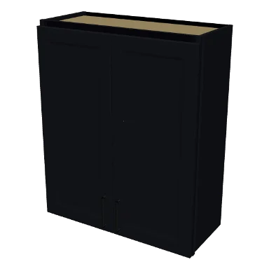 W3036 cabinet in Bevel Black