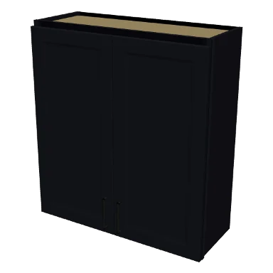 W3336 cabinet in Bevel Black