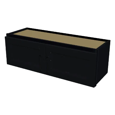 W3612 cabinet in Bevel Black
