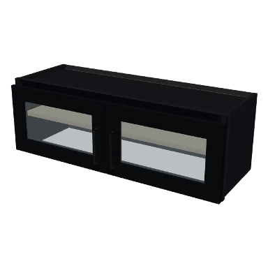W3612GD cabinet in Bevel Black