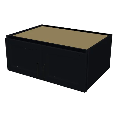 W361524 cabinet in Bevel Black