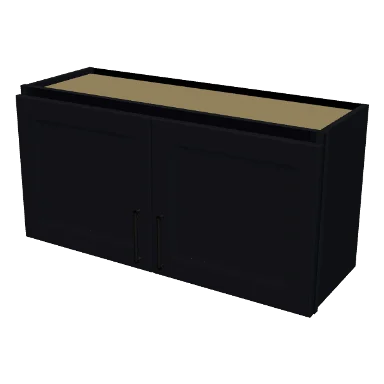 W3618 cabinet in Bevel Black