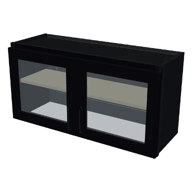 W3618GD cabinet in Bevel Black