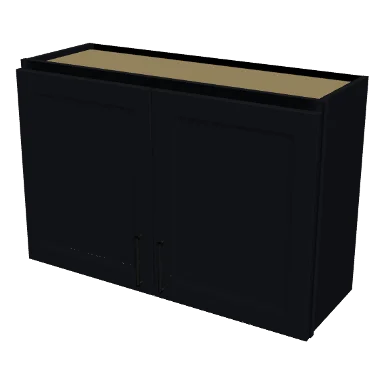 W3624 cabinet in Bevel Black