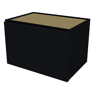 W362424 cabinet in Bevel Black