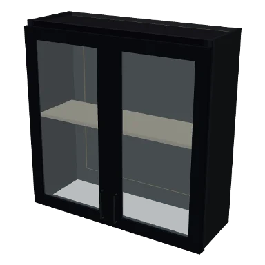 W3636GD cabinet in Bevel Black