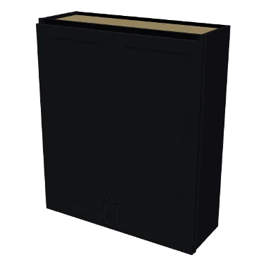 W3642 cabinet in Bevel Black