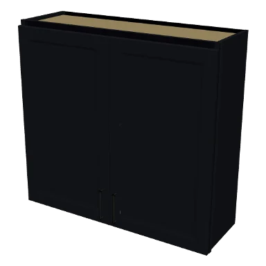 W3936 cabinet in Bevel Black