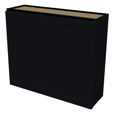 W4236 cabinet in Bevel Black
