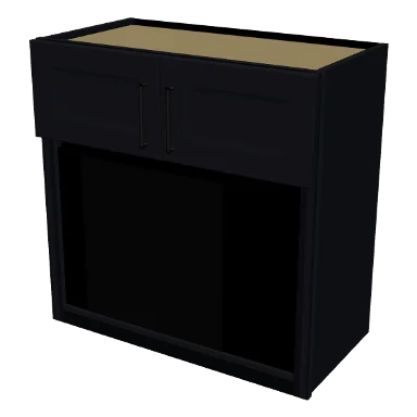 WMO3030 cabinet in Bevel Black