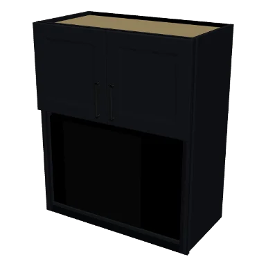 WMO3036 cabinet in Bevel Black