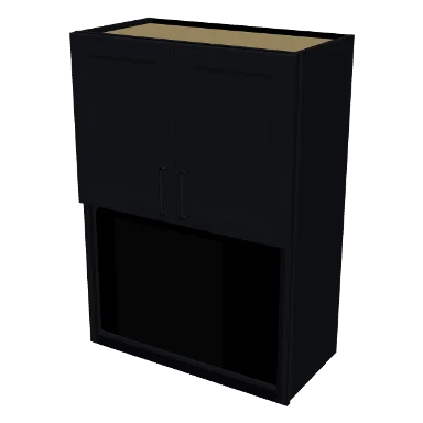 WMO3042 cabinet in Bevel Black