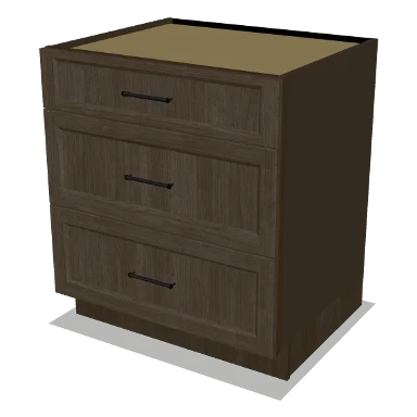 3DB30 cabinet in Transitional Warm Brown Stain