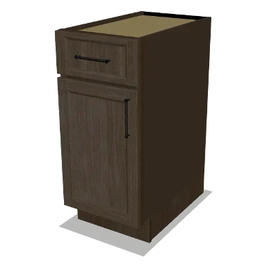 B15 cabinet in Transitional Warm Brown Stain