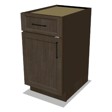 B18 cabinet in Transitional Warm Brown Stain
