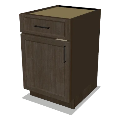B21 cabinet in Transitional Warm Brown Stain