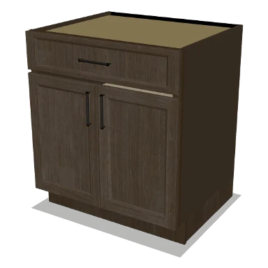 B30 cabinet in Transitional Warm Brown Stain