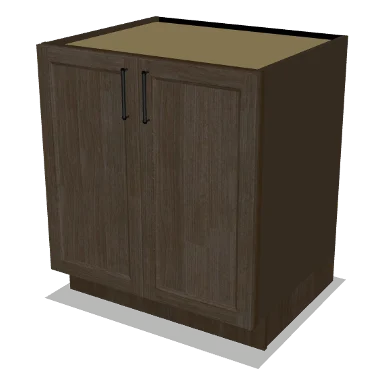 B30FH cabinet in Transitional Warm Brown Stain