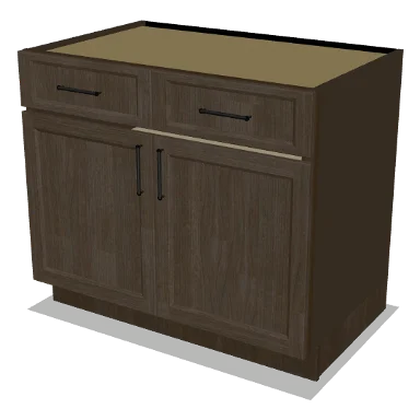 B39 cabinet in Transitional Warm Brown Stain
