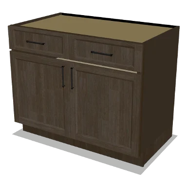 B42 cabinet in Transitional Warm Brown Stain