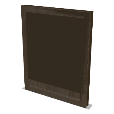 BEDP cabinet in Transitional Warm Brown Stain