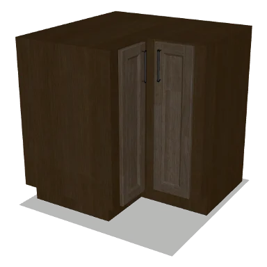 BER33 cabinet in Transitional Warm Brown Stain