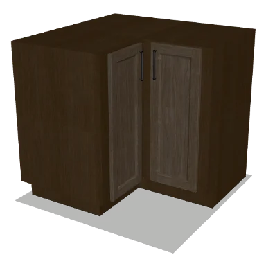 BER36 cabinet in Transitional Warm Brown Stain