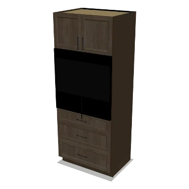 OC338424 cabinet in Transitional Warm Brown Stain