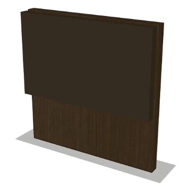 SD cabinet in Transitional Warm Brown Stain
