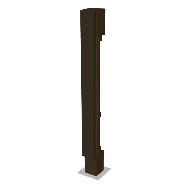 SQDL cabinet in Transitional Warm Brown Stain