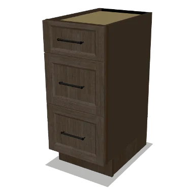 VDB15 cabinet in Transitional Warm Brown Stain